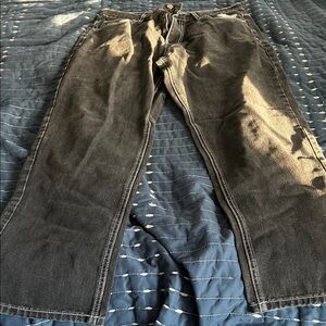 Classic Black Relaxed Fit Jeans for Men